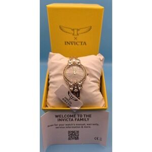 NEW Invicta Wildflower I Women's Watch Rose goldtoned 69110 30mm #0318